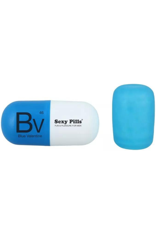 Love to Love Sexy Pills Blue Valentine Mini-Masturbator
