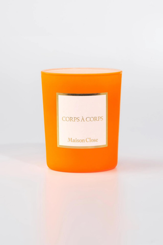 Maison Close Corps à Corps Neon Orange Home Candle