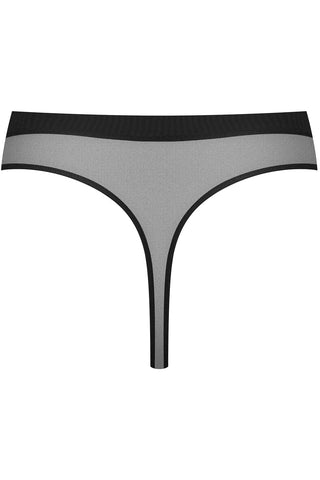 Maison Close Corps à Corps High Waist Thong Black