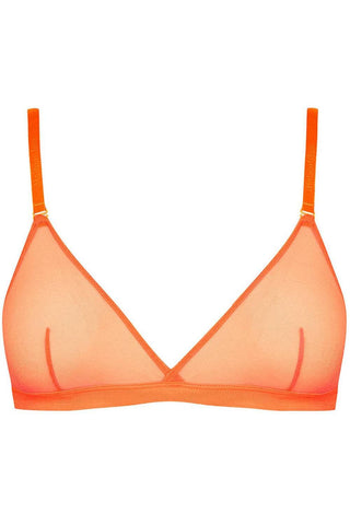 Maison Close Corps à Corps Neon Triangle Bra Orange