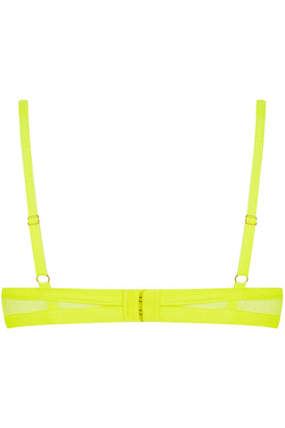 Maison Close Corps à Corps Neon Open Underwired Bra Yellow