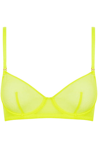 Maison Close Corps à Corps Neon Underwired Bra Yellow