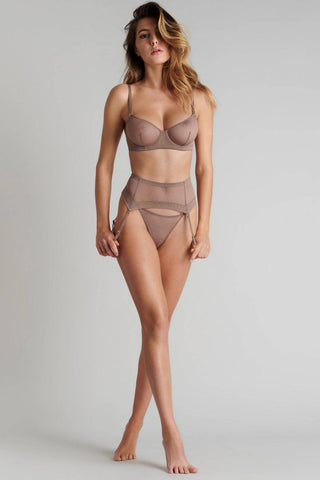 Maison Close Corps à Corps Wire Bra Taupe