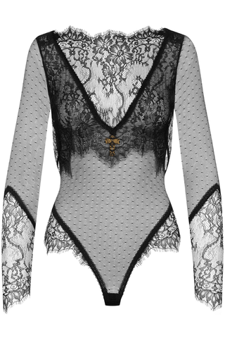 Maison Close Inspiration Divine Long Sleeve Thong Body