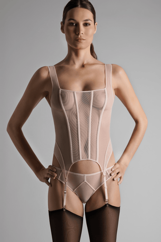 Maison Close L'Amoureuse Pink Corset Top