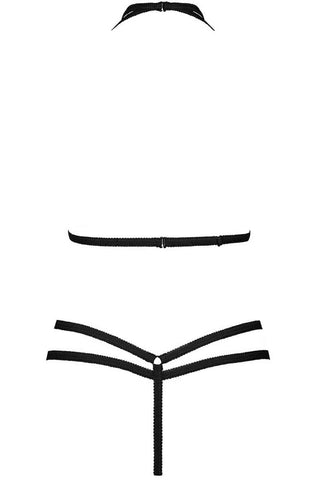 Maison Close Le Petit Secret Black Harness & Thong