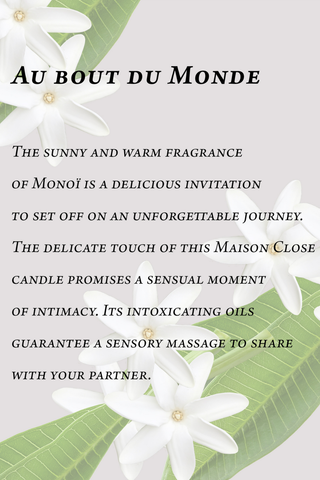 Maison Close Monoi Massage Candle