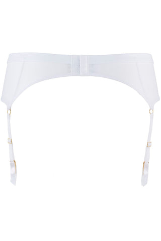 Maison Close Pure Tentation White Suspender Belt