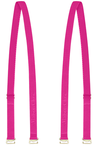 Maison Close Signature Neon Pink Bra Straps