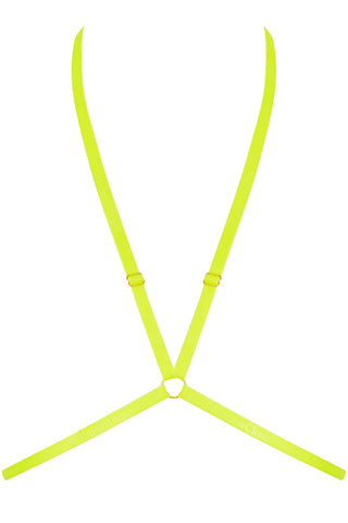 Maison Close Signature Harness Neon Yellow
