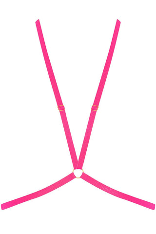 Maison Close Signature Harness Neon Pink