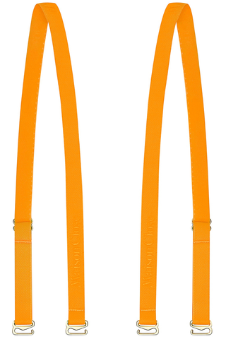 Maison Close Signature Orange Shoulder Straps