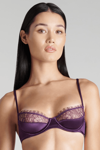 Maison Close Villa Satine Quarter Cup Bra Purple