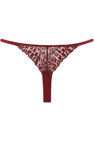 Muse by Coco de Mer Lola Thong Leopard
