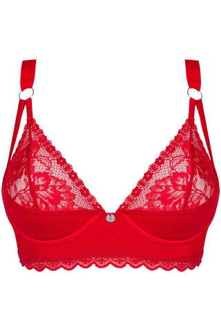 Obsessive Belovya Padded Underwired Bra Red