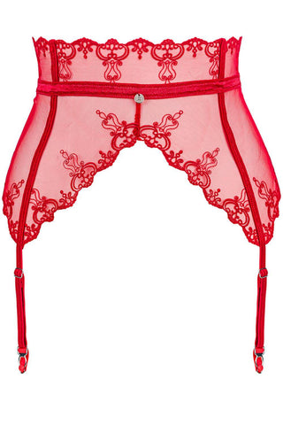 Obsessive Lonesia Suspender Belt Red