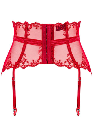 Obsessive Lonesia Suspender Belt Red