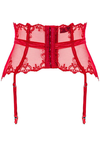 Obsessive Lonesia Suspender Belt Red