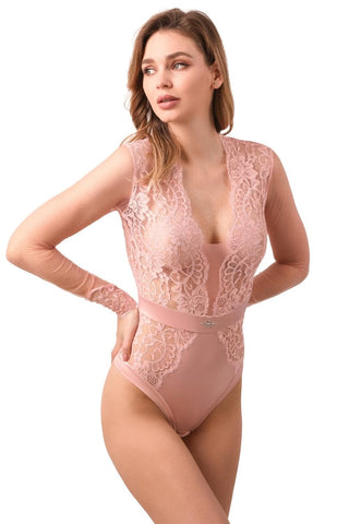 Prelude Marlene Brazilian Bodysuit Pink 