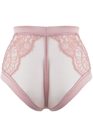 Prelude Marlene High Waist Brazilian Brief Pink