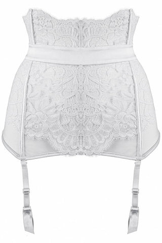 Prelude Marlene Suspender Belt White