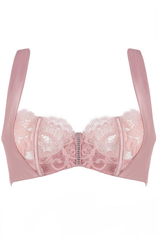 Prelude Marlene Pink Underwired Half Cup Bra