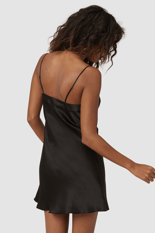 Simone Pérèle Dream Silk Nightdress Black