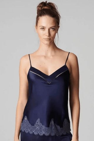 Simone Pérèle Nocturne Midnight Silk Camisole - Naughty Knickers