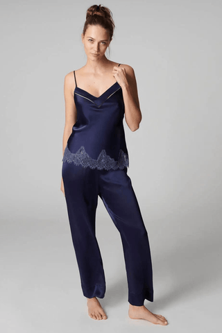 Simone Pérèle Nocturne Midnight Silk Camisole - Naughty Knickers