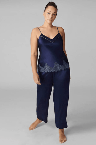 Simone Pérèle Nocturne Midnight Silk Camisole - Naughty Knickers