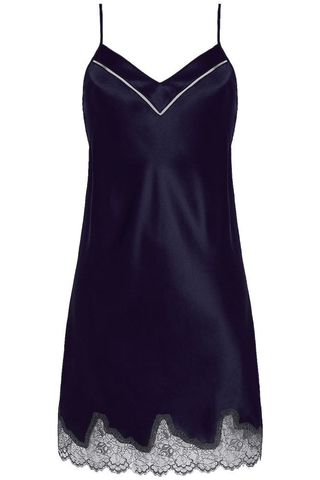 Simone Pérèle Nocturne Silk Nightdress Midnight