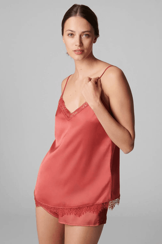 Simone Pérèle Satin Secrets Camisole Quartz Pink