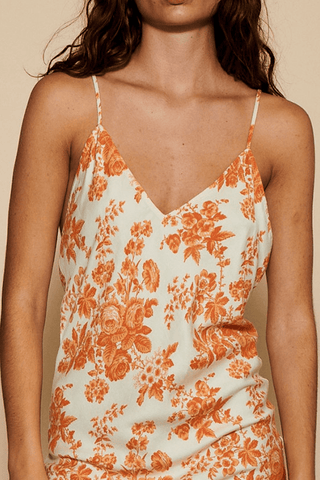 Underprotection Wilda Slip Dress Orange/Creme