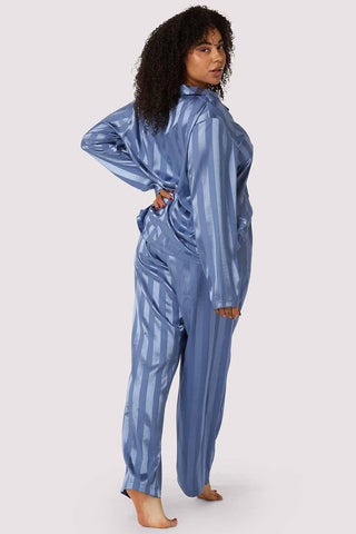 Wolf & Whistle Panther Print Satin Pyjama Set