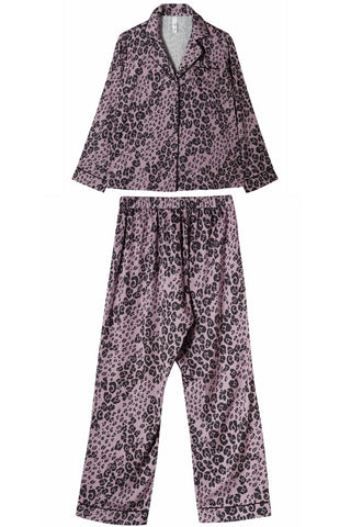 Wolf & Whistle Kaylee Animal Print Pyjama Set