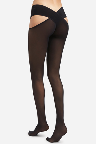 Wolford Individual 12 Stay-Hip Tights Black