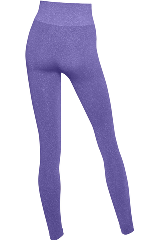 Wolford The W Shiny Leggings Ultra Violet/Light Aquamarine