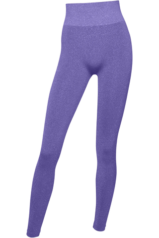 Wolford The W Shiny Leggings Ultra Violet/Light Aquamarine