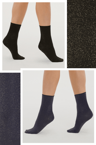 Wolford Stardust Shiny Ankle Socks